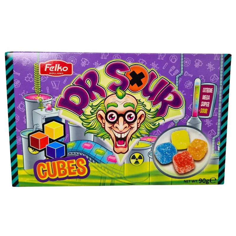 Dr Sour Cubes Theatre Box 90g - 12ct