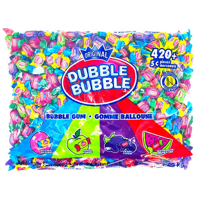 Dubble Bubble Original Bubblegum Candy 420ct+