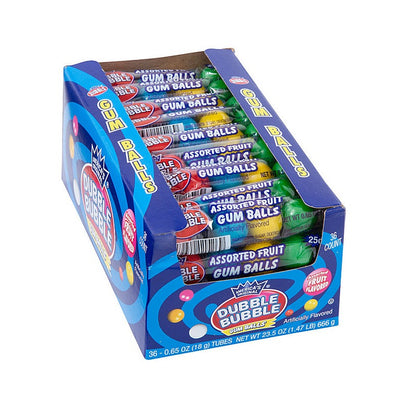 Dubble Bubble Assorted Gumballs - 36ct