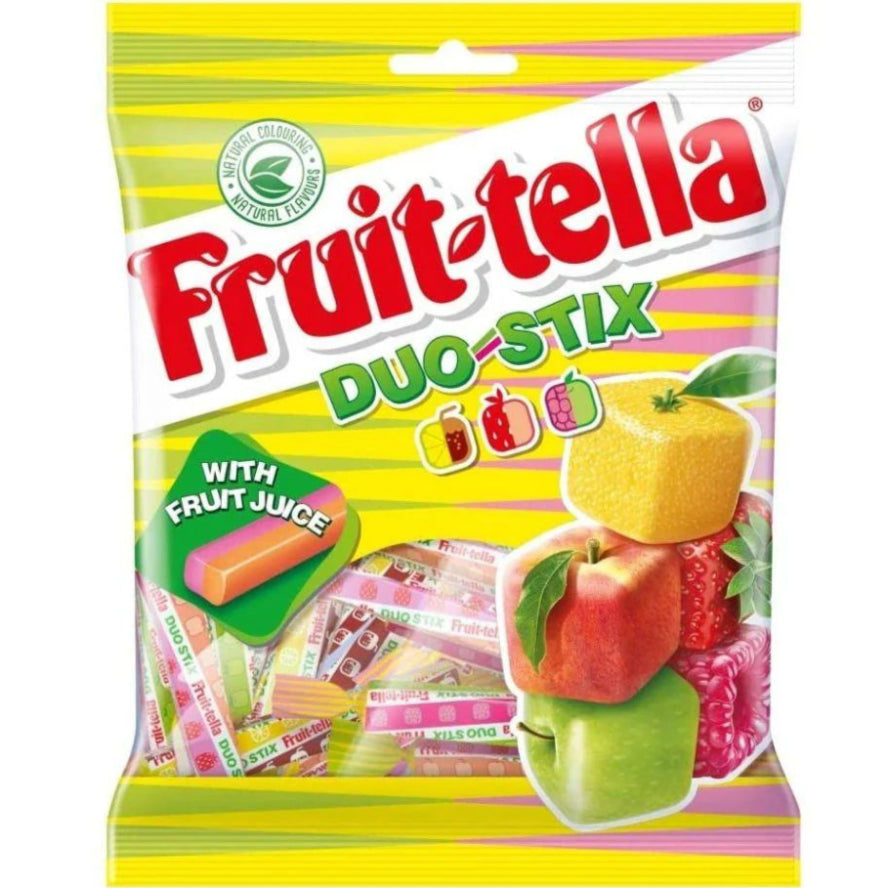 Fruit-Tella Duo Stix 135g (Case of 12) - Europe