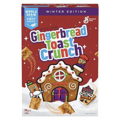 Gingerbread Toast Crunch Cereal 340g - Case of 12