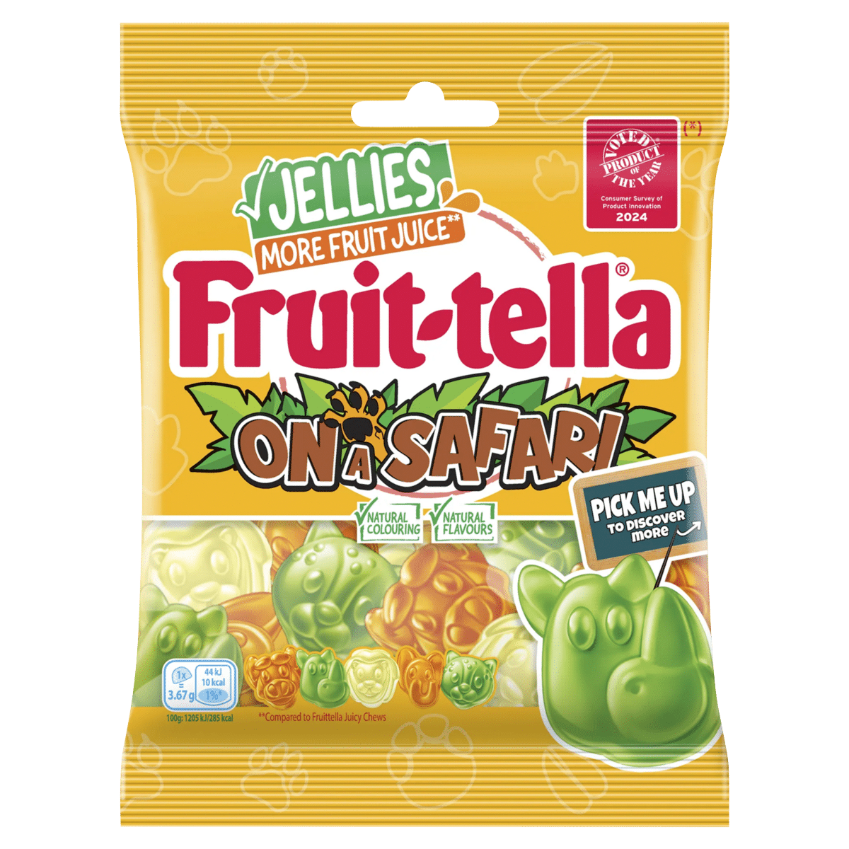 Fruit-Tella On A Safari 110g (Case of 12) - Europe