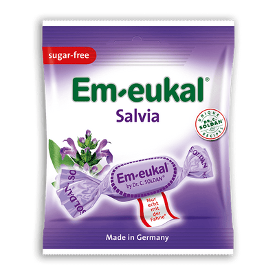 Em-eukal Salvia Sugar Free 50g - Case of 12