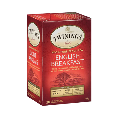 Twinings English Breakfast Tea - 20ct