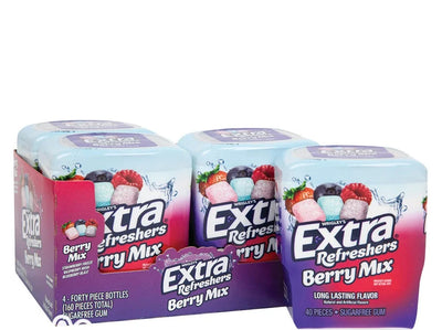 Extra Refreshers Berry Mix Gum - 4ct