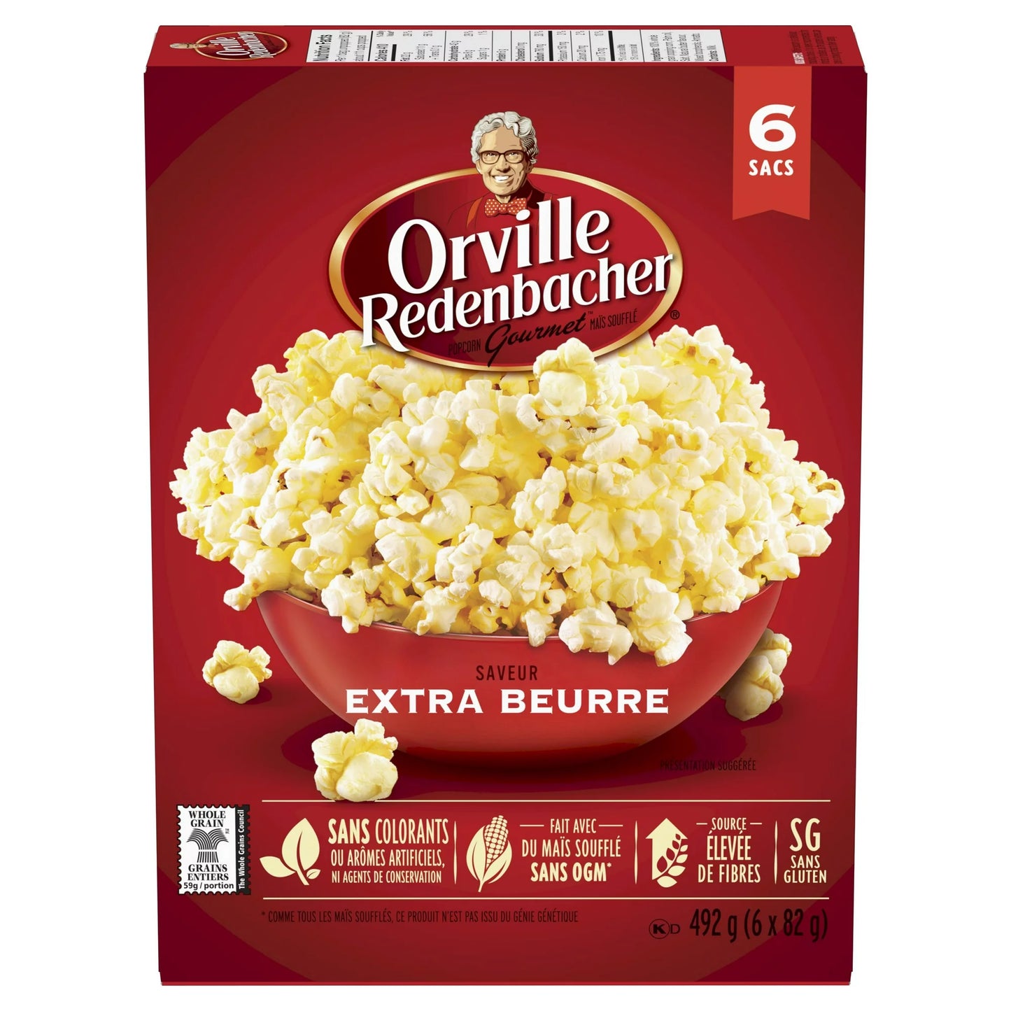 Orville Redenbacher Extra Buttery Popcorn 6 Bags