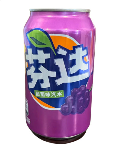 Fanta Grape Can 330ml - China - (Case of 12)