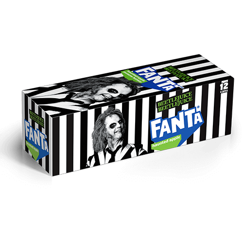 Fanta Beetlejuice Haunted Apple 355ml - Case of 12 (Limited)