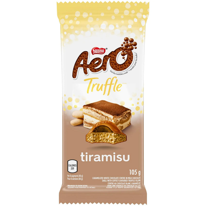 Aero Truffle Tiramisu Chocolate 105g - Case of 15