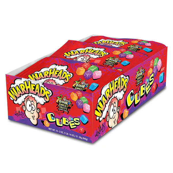 Warheads Cubes 56g - 15 Count