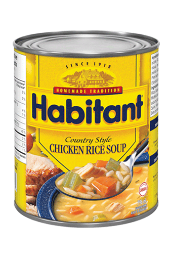 Habitant Country Style Chicken Rice Soup 796ml - Case of 12