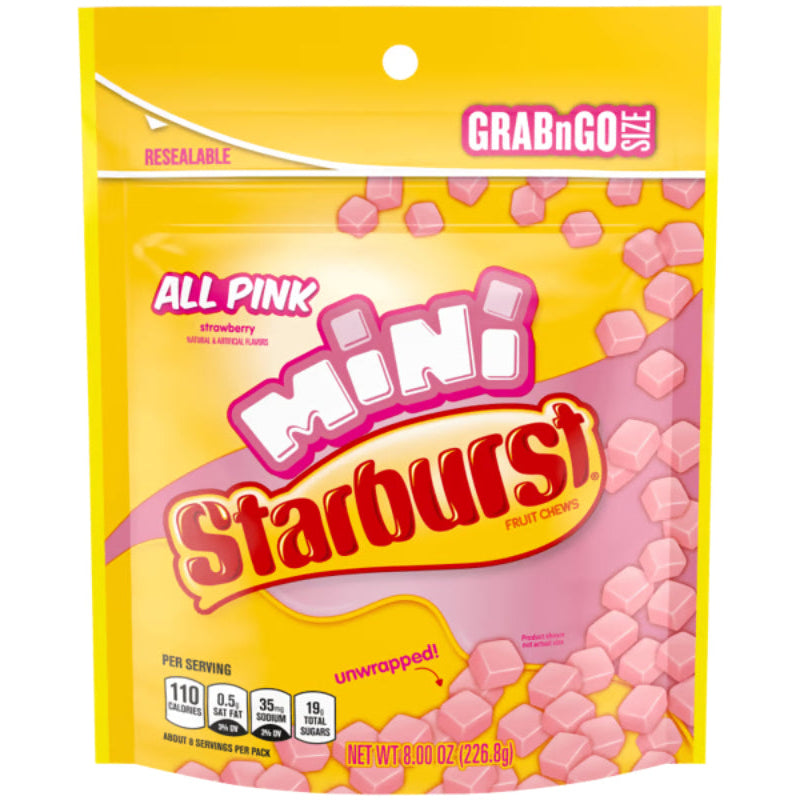 Starburst Mini All Pink Bag 226.8g (Case of 8)