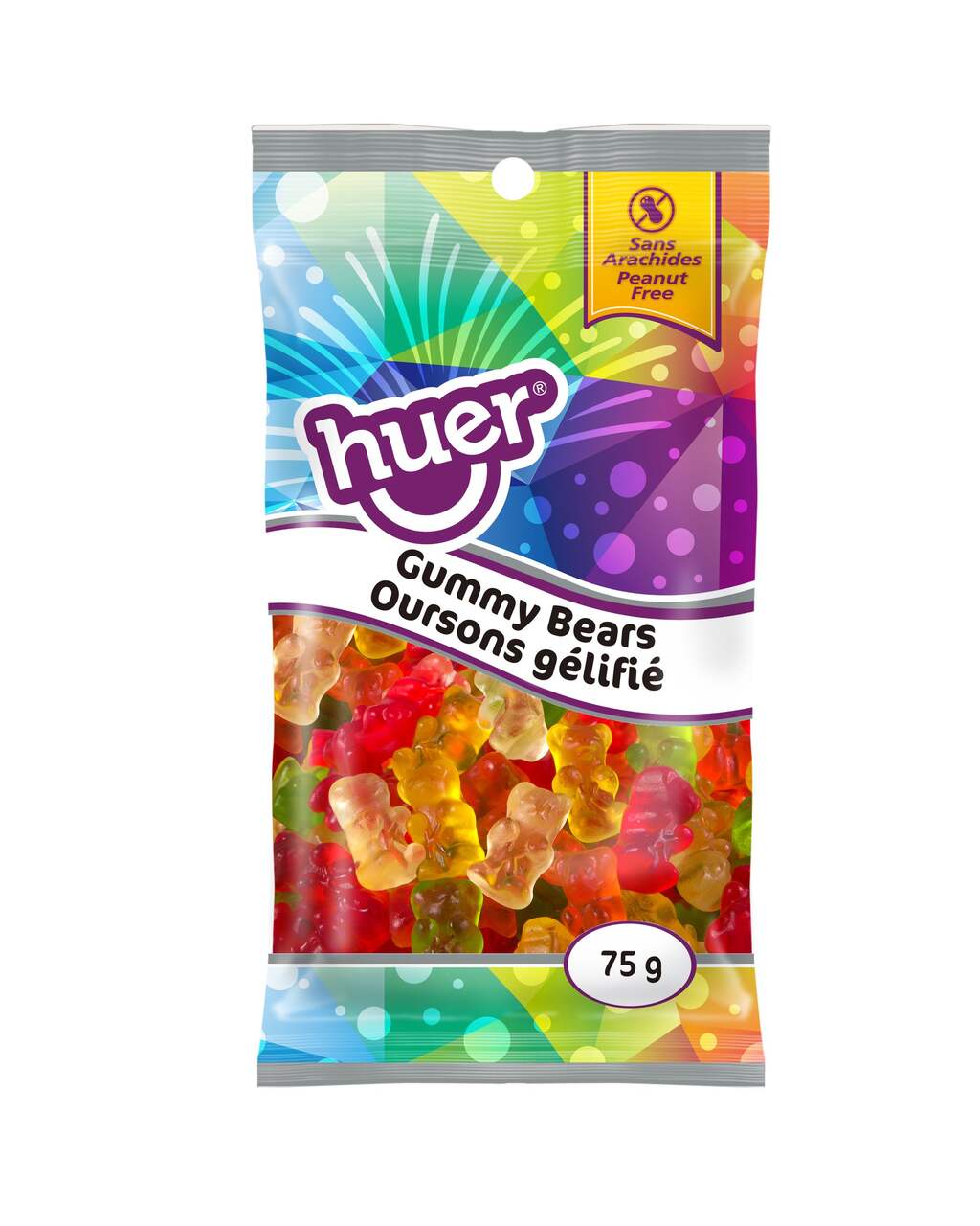 Huer Gummy Bears 75g - Case of 12