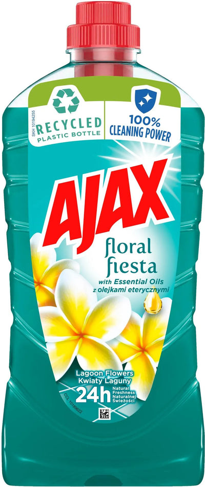 Ajax Multi Surfaces Cleaner Floral Fiesta Kwiaty Laguny 1Lt