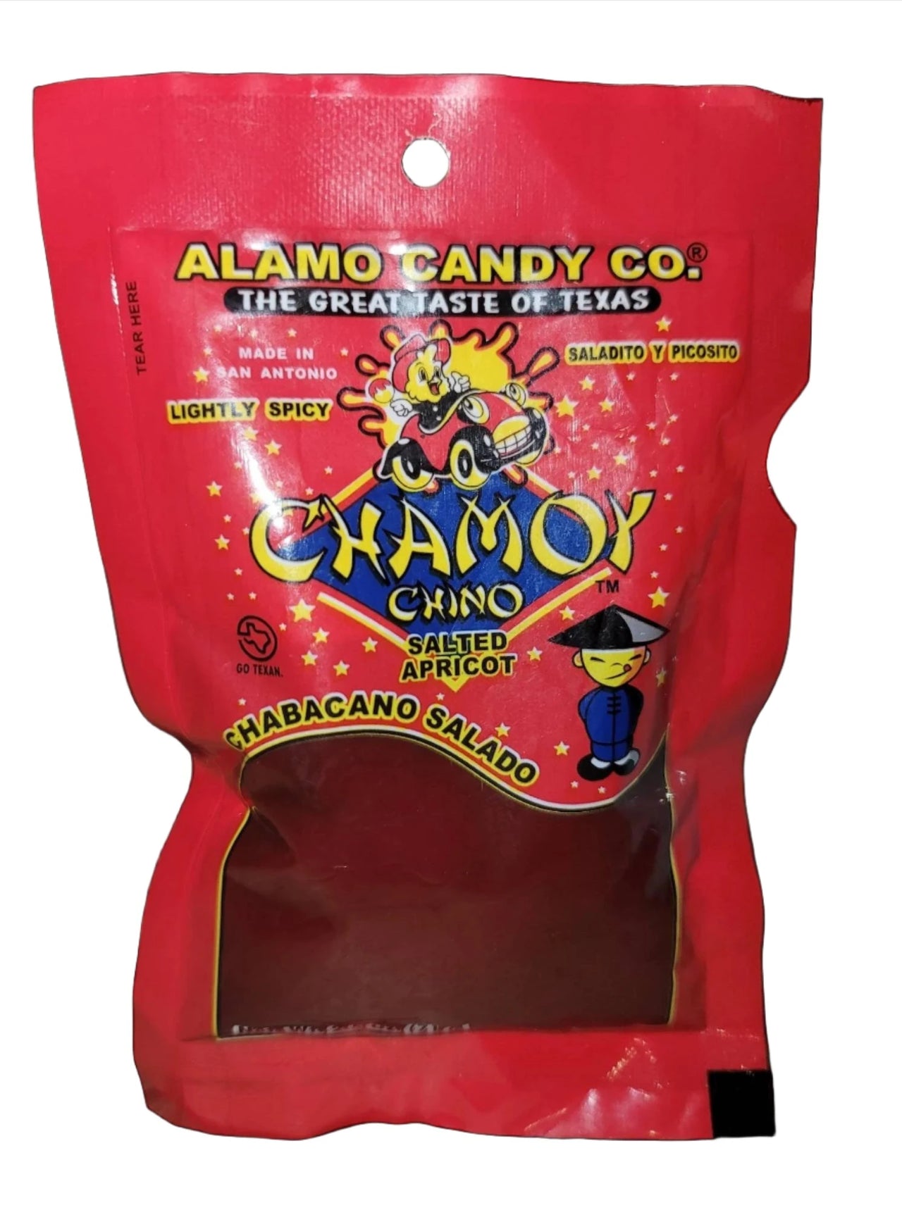 Alamo Candy Chamoy Salted Apricot - 12ct