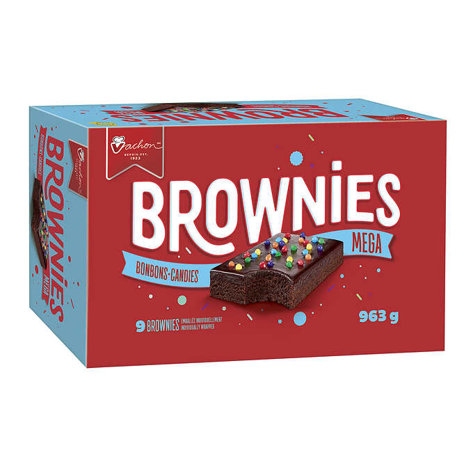 Vachon Mega Brownies Sprinkles - 9ct