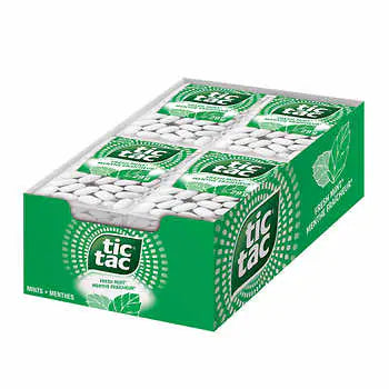 Tic tac Fresh-Mint Mints (Case of 12)