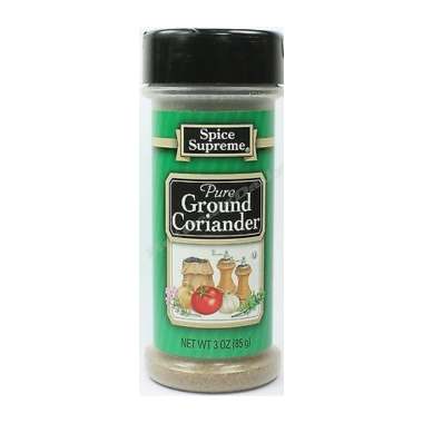 Spice Supreme Pure Ground Coriander 85g - Case of 12