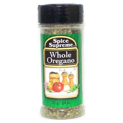 Spice Supreme Whole Oregano 21g - Case of 12