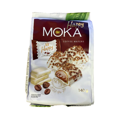 Flis Happy Moka Coffee Wafers 140g - Europe