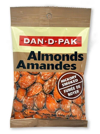 Dan-D Pak Almonds Hickory Smoked - Case of 12