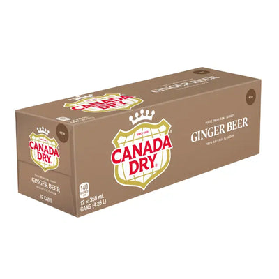 Canada Dry Ginger Beer 355ml - Case of 12