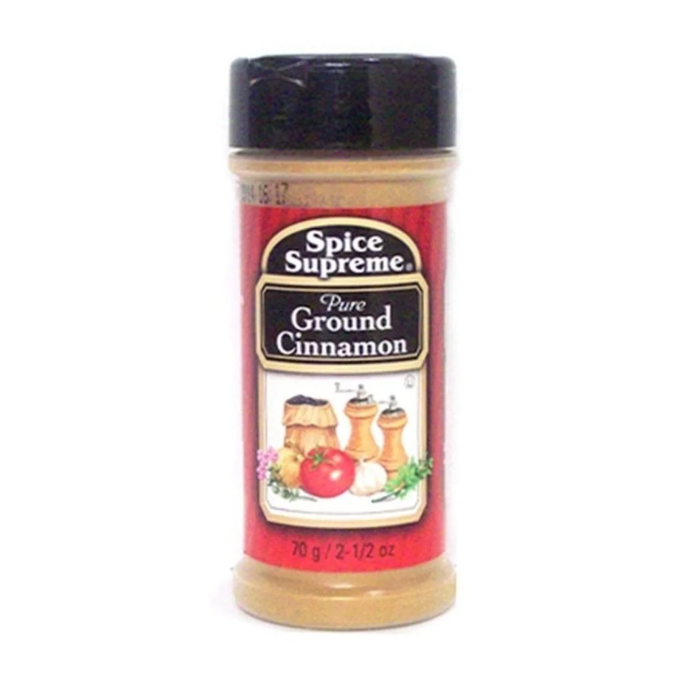 Spice Supreme Pure Ground Cinnamon 70g - Case of 12