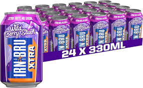 Barr IRN-BRU Wild Berry Slush 330ml - Case of 24 - UK