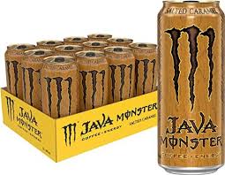 Java Monster Coffee + Energy Salted Caramel 444ml (12 Pack)