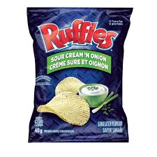 Ruffles Sour Cream N’ Onion 40g - 48ct