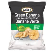 Grace Green Banana Chips 85g (Case of 24)