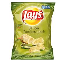 Lay's Dill Pickle Potato Chips 40g - 40ct