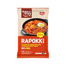 Dong Won Rapokki Korean Rice Cake & Ramen Spicy Sauce - Korea (Case of 10)