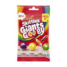 Skittles Giants Gooey 109g - UK (Case of 14)