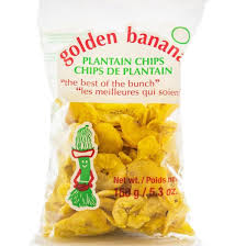 Golden Banana Plantain Chips 150g (Case of 25)