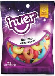 Huer Neon Rings 100g (Case of 12)