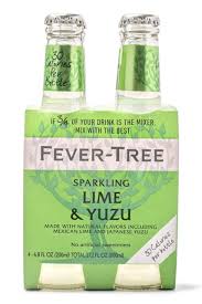 Fever-Tree Sparkling Lime & Yuzu 200ml - 4 Pack