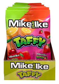 Mike & Ike Taffy Peg Bag 108g - 12ct