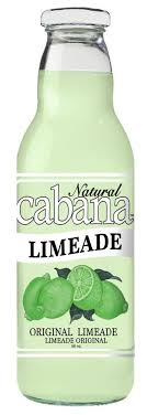 Cabana Natural Limeade 591ml - Case of 12