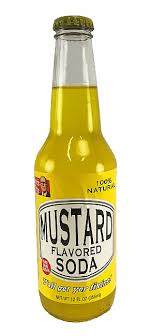 Rocket Fizz Mustard Soda Glass 355ml - Case of 24