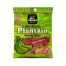 Plantain Crunchy Crisps Spicy 85g - Case of 50