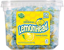 Lemonhead Original Lemon Tub - 150pcs