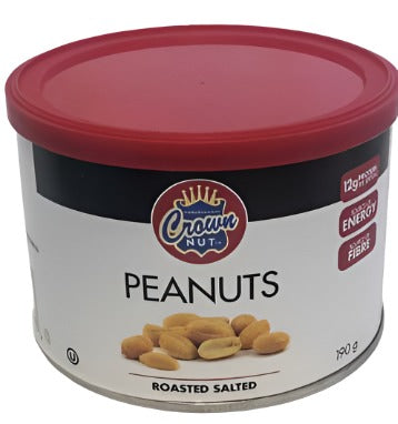 Crown Nut Peanuts 190g - 12 Pack