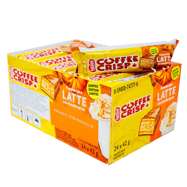 Coffee Crisp Pumpkin Spice Latte 42g - 24ct