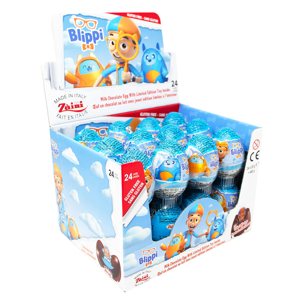 Zaini Blippi Chocolate Egg 20g - 24ct