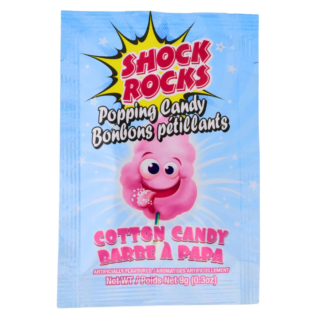 Shock Rocks Popping Cotton Candy - 24ct