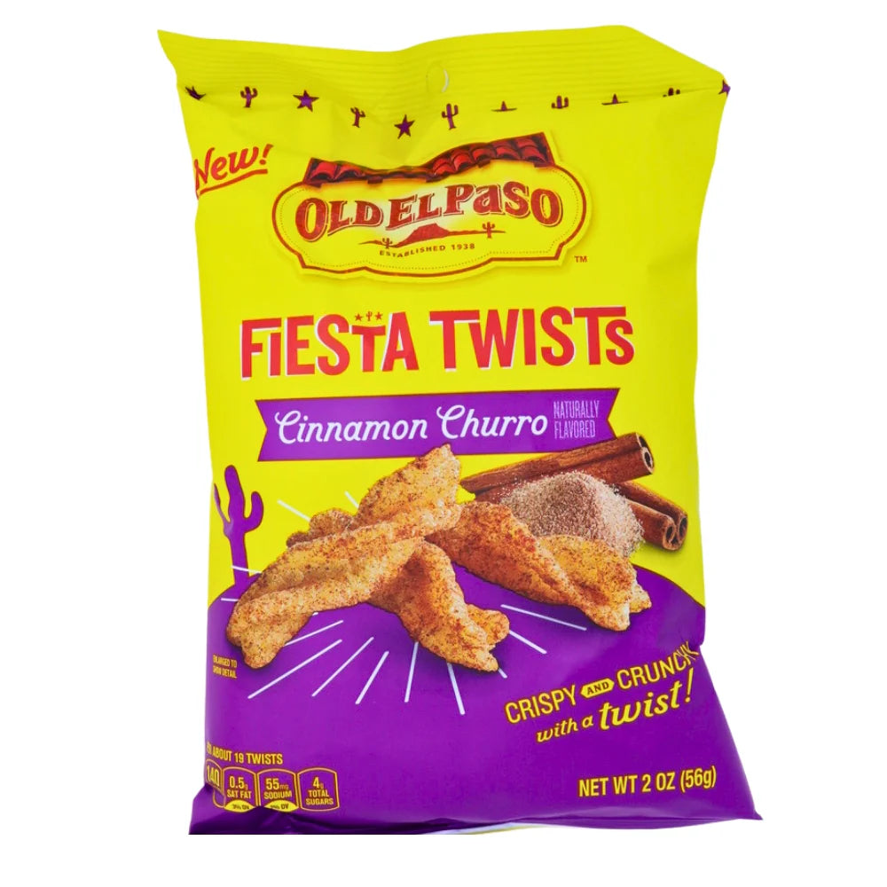 Old El Paso Fiesta Twists Cinnamon Churro Ranch 56g - 6 Pack