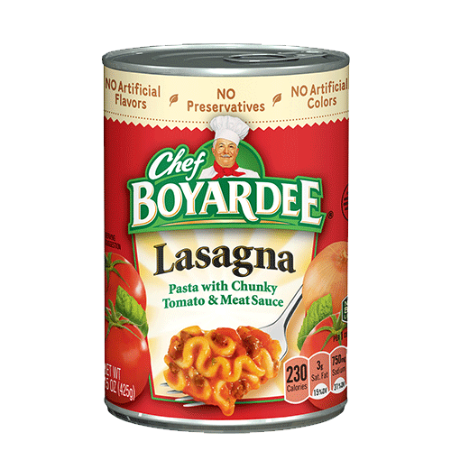 Chef Boyardee Lasagna 425g - Case of 12