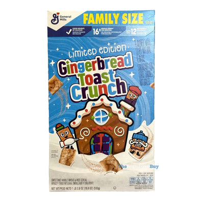 Gingerbread Toast Crunch Cereal 532g - BB: Aug 8