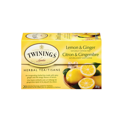 Twinings Lemon & Ginger Tea - 20ct